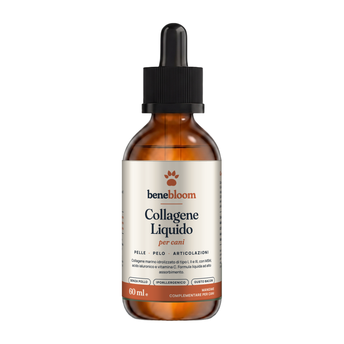 Benebloom Collagene Liquido per cani – flacone da 60 ml