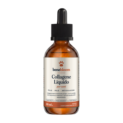 Benebloom Collagene Liquido per cani – flacone da 60 ml