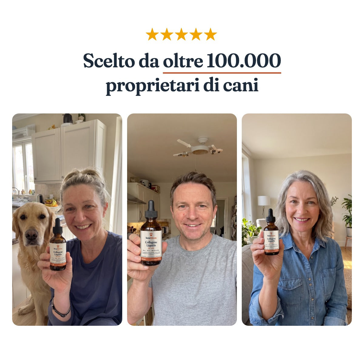 Scelto da oltre 100.000 proprietari di cani