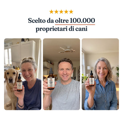 Scelto da oltre 100.000 proprietari di cani